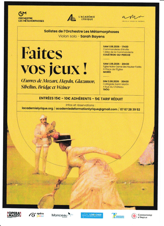 Concert Les Métamorphoses ,  Faites vos jeux